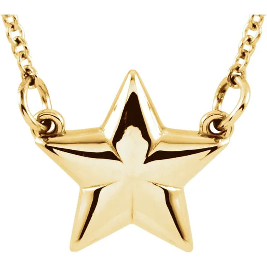 Yellow Star Necklace