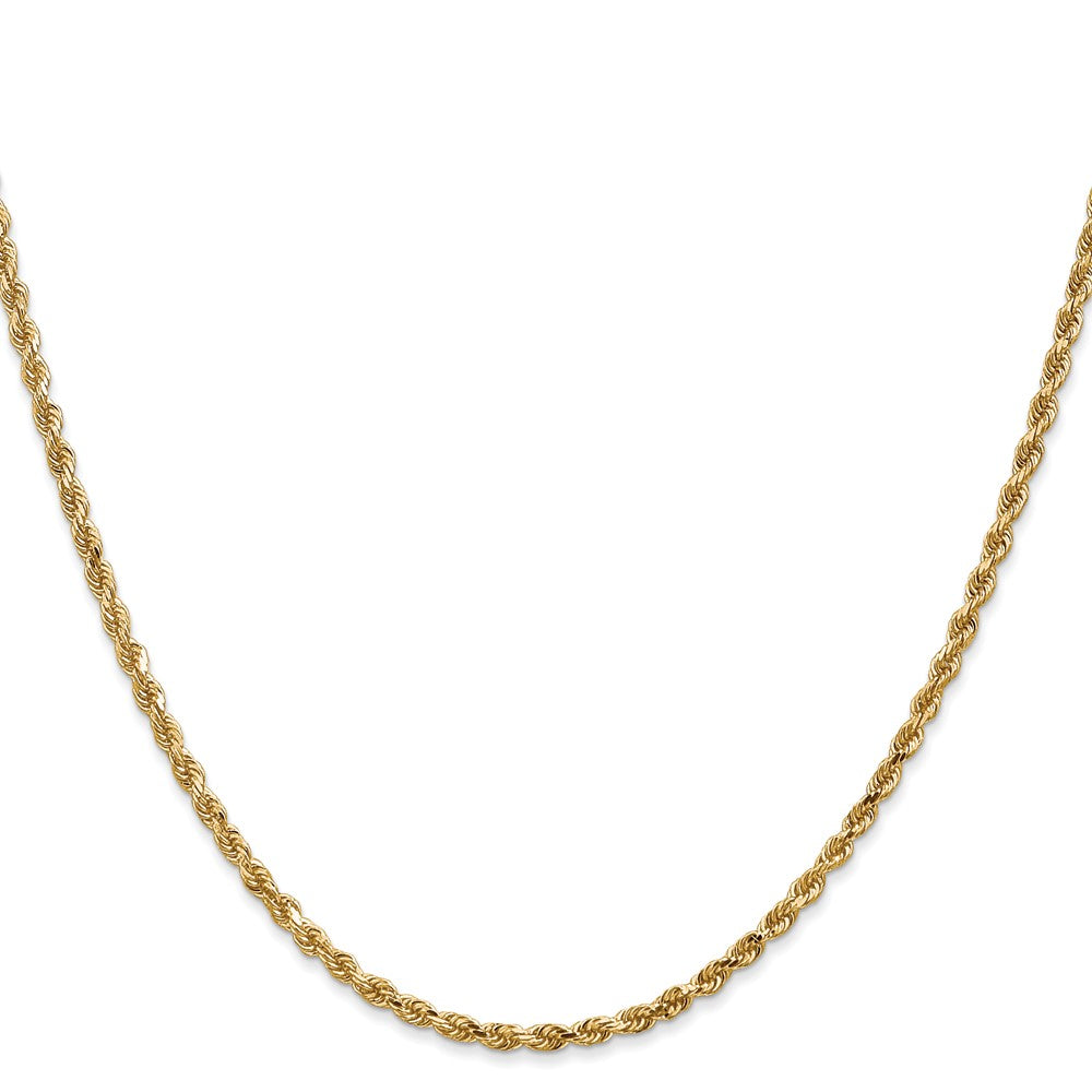 Diamond-Cut Rope Chain 7 Inches