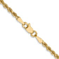 Diamond-Cut Rope Chain 18 Inches