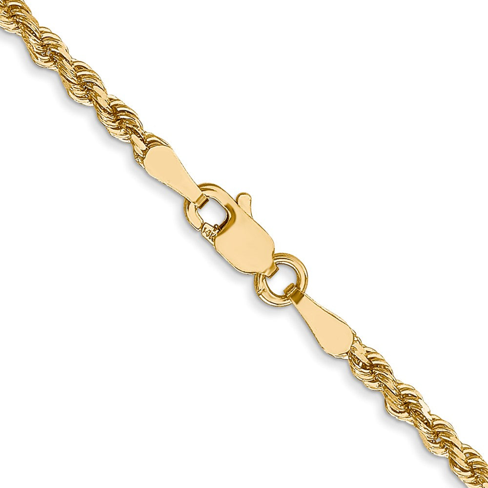 Diamond-Cut Rope Chain 7 Inches