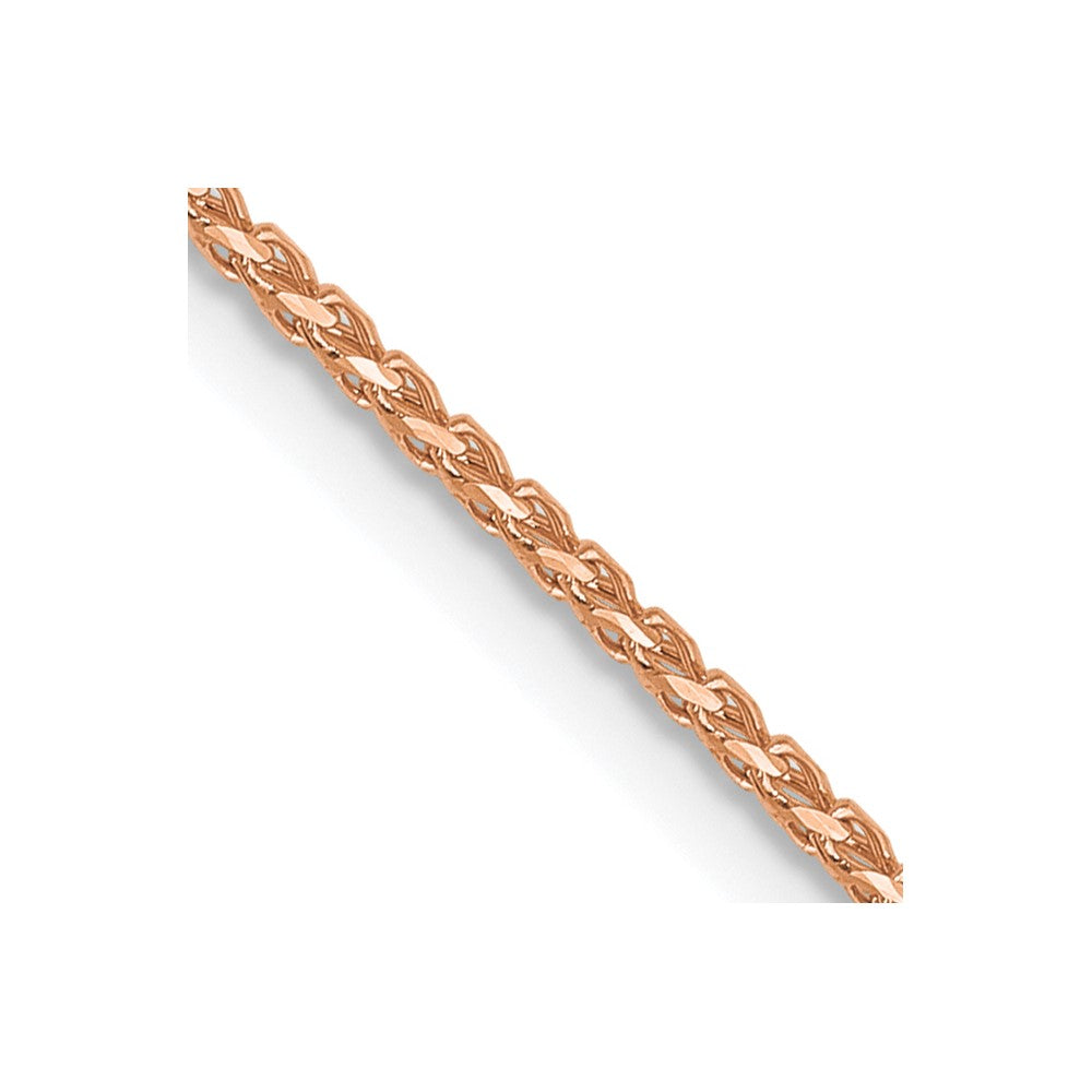 Rose Gold Diamond-cut Open Franco Chain