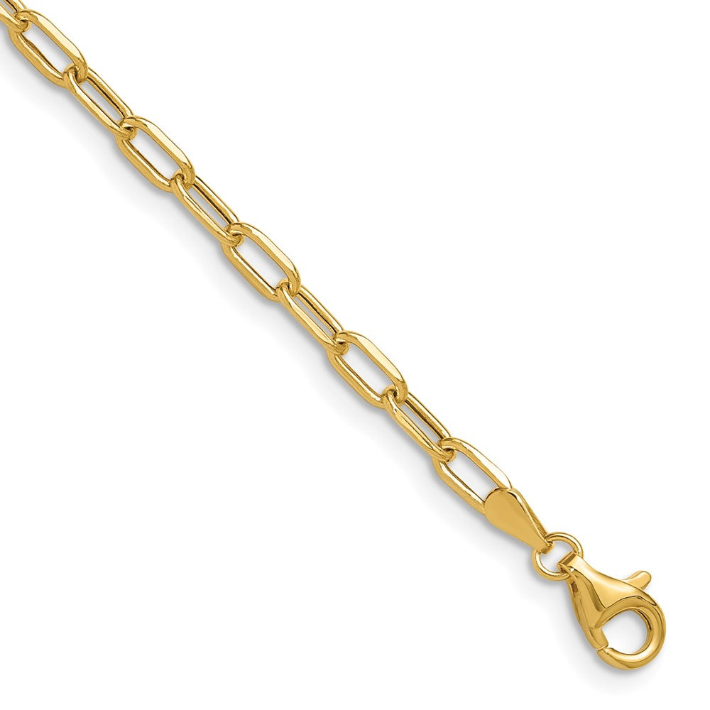 Semi-Solid Beveled D/C Paperclip Chain