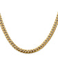 Solid Miami Cuban Link Chain w/Lobster Clasp 20 Inches 5 mm