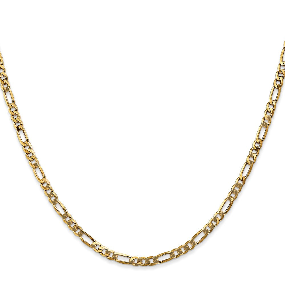 Flat Figaro Chain with Lobster Clasp 18 Inches