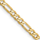 Flat Figaro Chain with Lobster Clasp 18 Inches