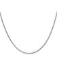 White Gold Diamond-cut Parisian Wheat Chain w/Lobster Clasp 18 Inches