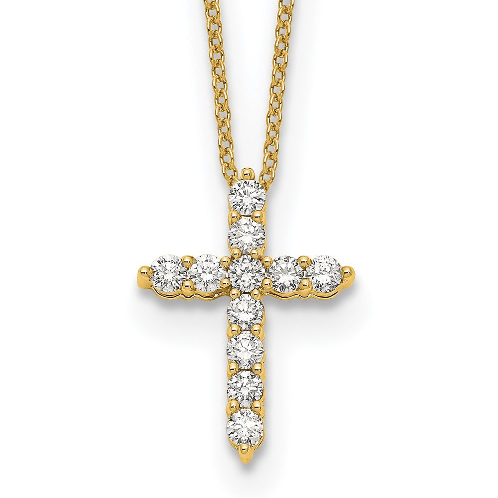 Classic Diamond Cross Necklace