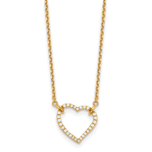 Diamond Heart Pendant Necklace