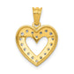 Diamond Heart Pendant 1/4 CTW