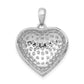 Diamond Fancy Heart Pendant