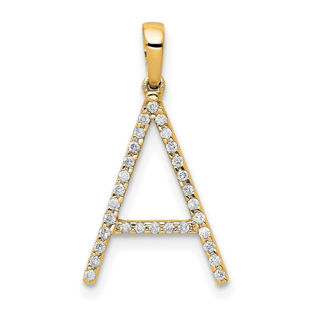 Diamond Letter Initial Pendant