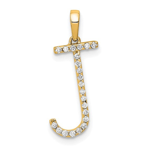 Diamond Letter Initial Pendant