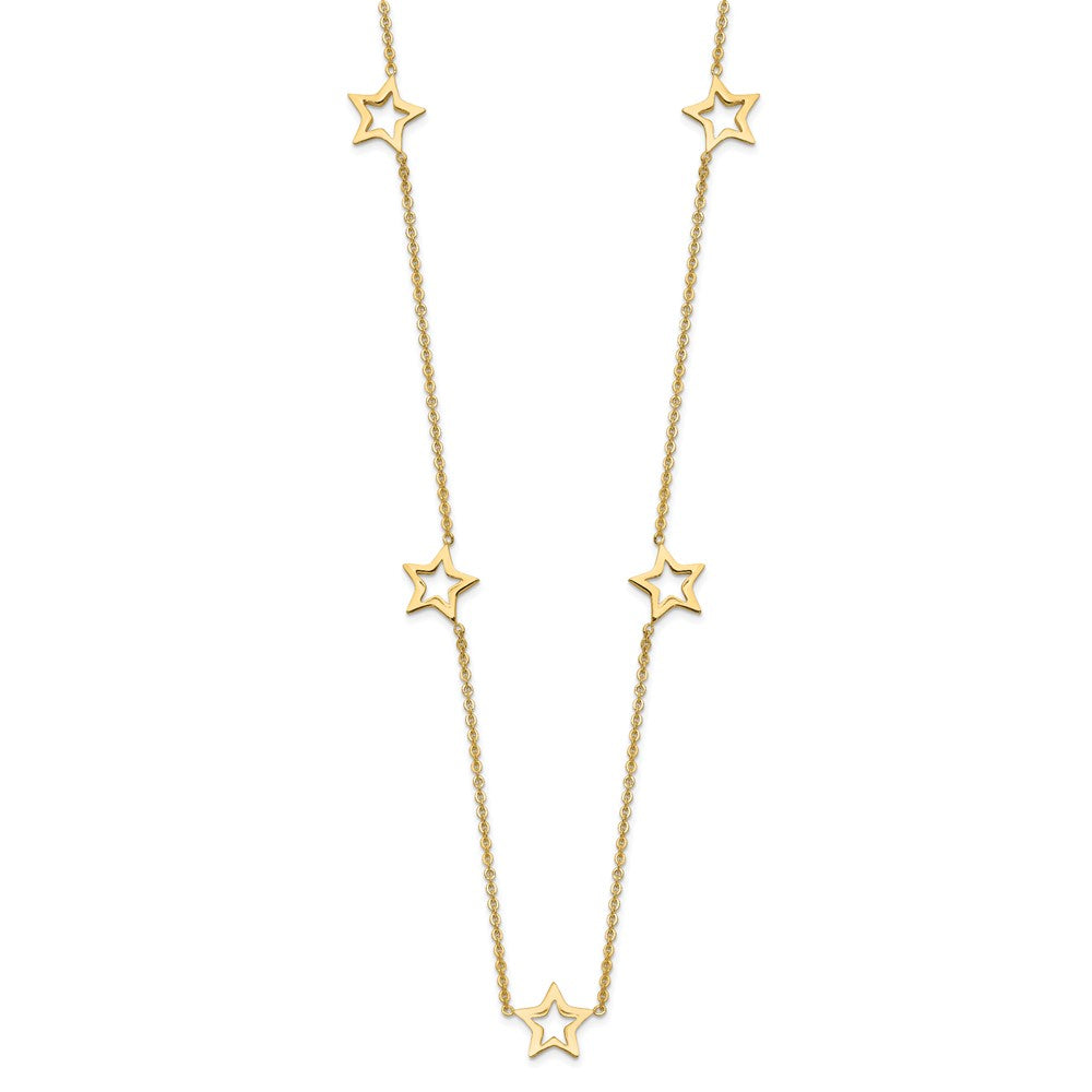 Gold Star Necklace w/2inch Extension